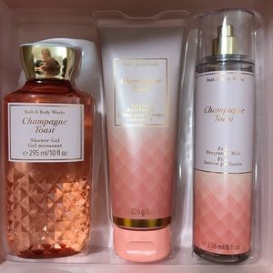 Champagne Toast Body Care Trio